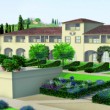 Artist's rendering of the Hilton Grand Vacations Club at Borgo alle Vigne resort
