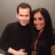 Rolando Santana NY Fashion Week Italia Living Fashion Director Valeria Carrano with Fashion Designer Rolando Santana