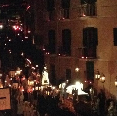 Good Friday procession in Minori Italy
