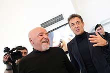 Paulo Coelho and Jean Alesi