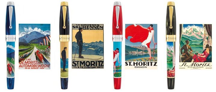 St Moritz Montegrappa pens