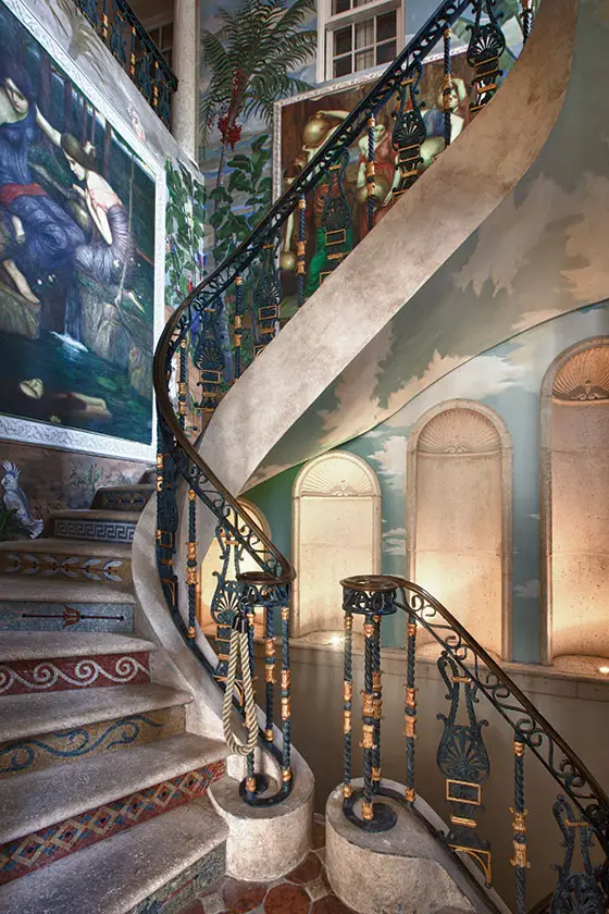Gianni Versace Casa Casuarina staircase