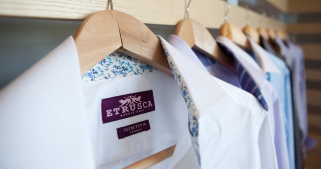 ETRUSCA Shirts hung