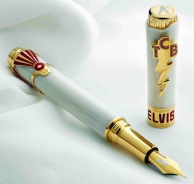 Montegrappa Elvis Presley Pens White Vermeil