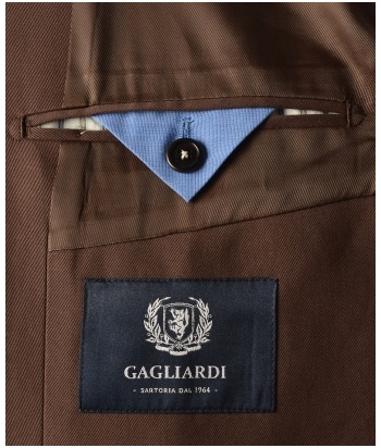 Gagliardi brown jacket interior