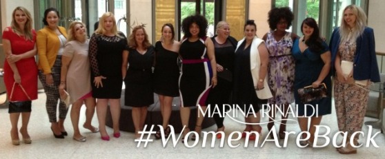 #WomenAreBack campaign Marina Rinaldi