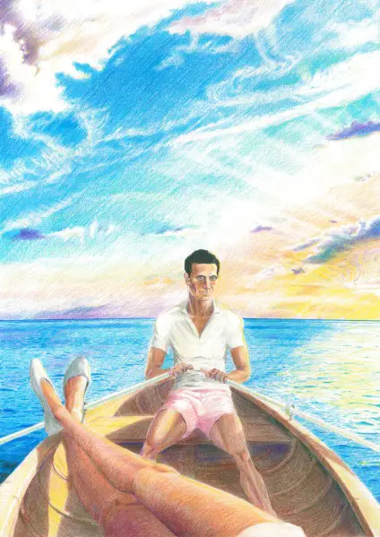 Salvatore ‘Sunny’ Borg rowing Gagliardi rowing final