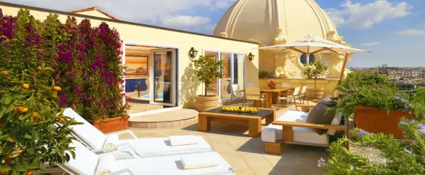 The Westin Excelsior Rome patio