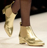 golden shoes MaxMara golden shoes MaxMara