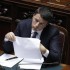 Italian and European Premier Matteo Renzi with his loyal Divina Black.