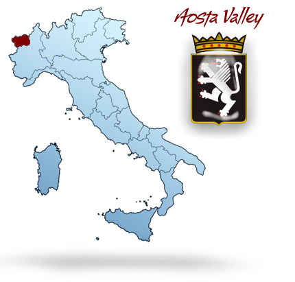 Aosta map