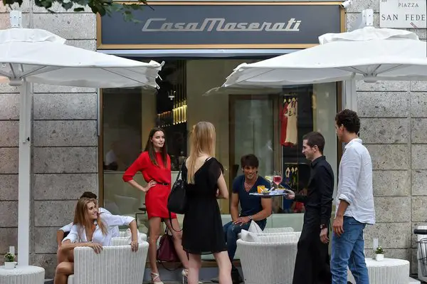 Casa Maserati lounge bar Milan