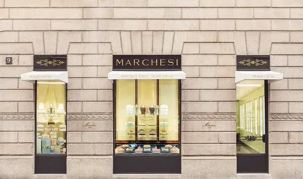 Prada Pasticceria Marchesi Milan exterior
