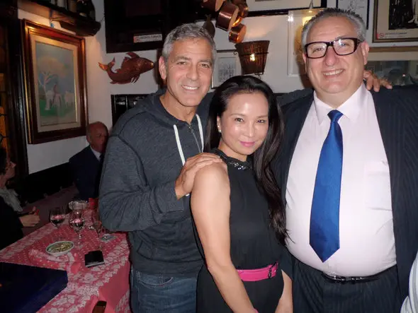 George Clooney and Giovanni Fracassi