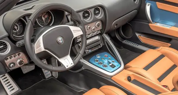 Alfa Romeo Disco Volante Spyder interior