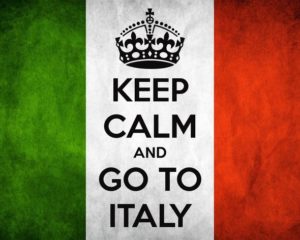 Keep Calm and Go to Italy