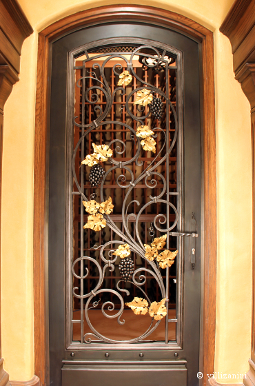 Wrought Iron Designs For Home Security And Style Italia Living Villi Zanini Winecellar 1